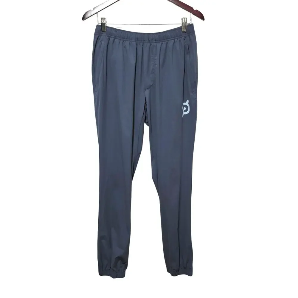 Fourlaps x Peloton Flex Joggers Mens Size M Ombre Blue Casual Activewear Workout